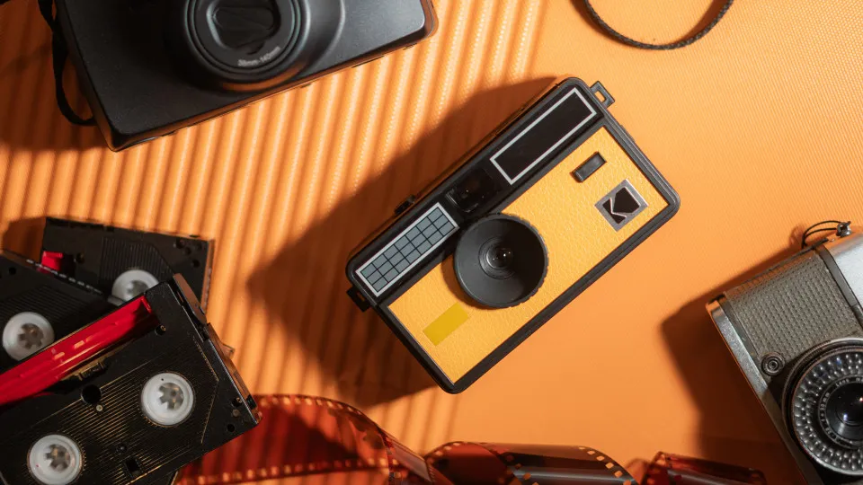 câmara, fotografia, kodak