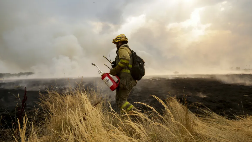espanha, bombeiro, incêndios
