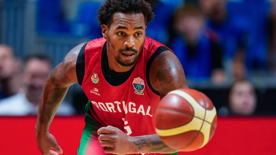 MALAGA, SPAIN - AUGUST 05: Travante Williams of Portugal in action during City of Malaga Tournament, basketball match played between Spain and Portugal at Jose Maria Martin Carpena Pavilion on August 5, 2025, in Malaga, Spain. (Photo By Joaquin Corchero/E