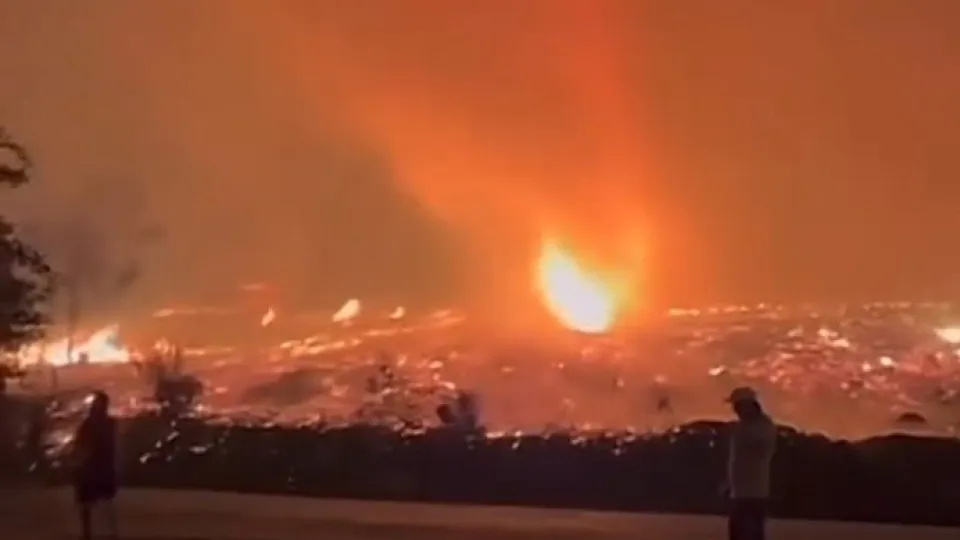 tornado de fogo, Aguiar da Beira