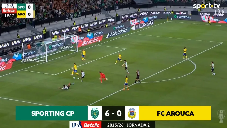 Sporting 6-0 Arouca - Resumo V SPORTS
