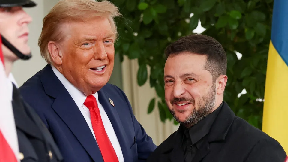 zelensky chega a casa branca