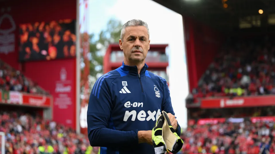 Rui Barbosa is the Nottingham Forest goalkeeping coach during the Premier League match between Nottingham Forest and Chelsea at the City Ground in Nottingham, England, on May 25, 2025. (Photo by Jon Hobley | MI News/NurPhoto via Getty Images)