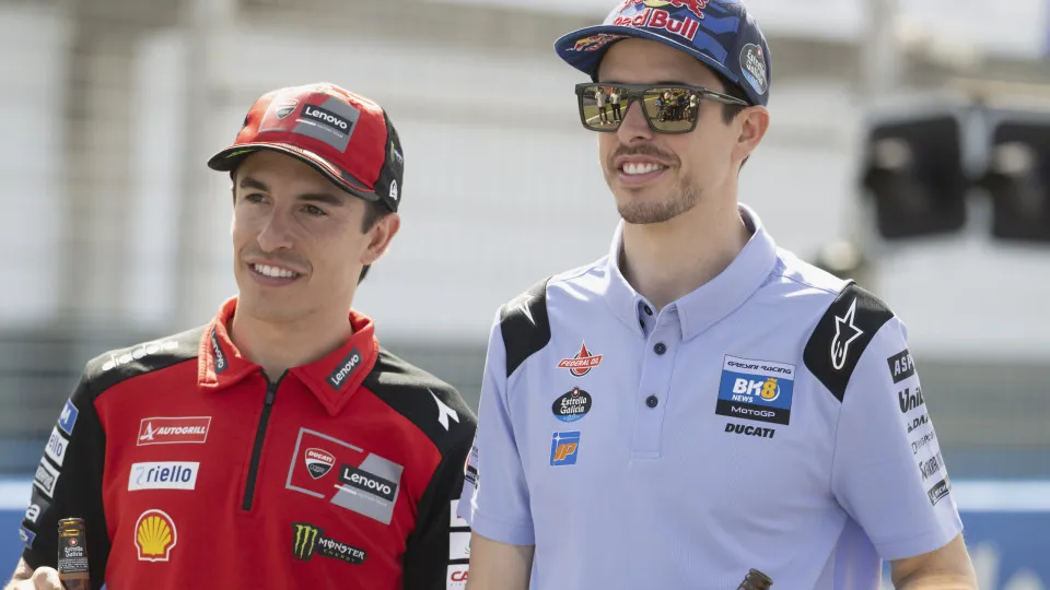 Marc Márquez e Álex Márquez, GP de Espanha de MotoGP 2025.
