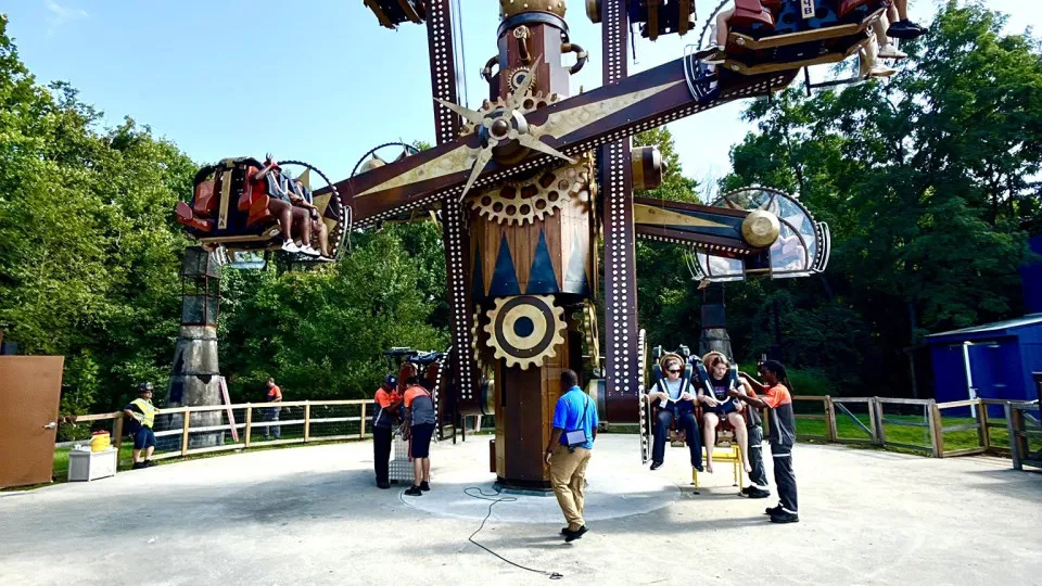 diversão, parque norte-americano