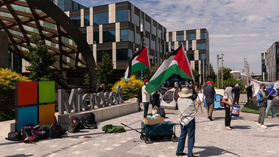microsoft, israel, protesto, redmond