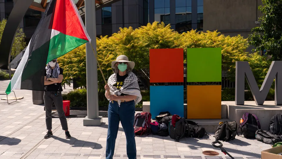 microsoft, israel, protesto, redmond