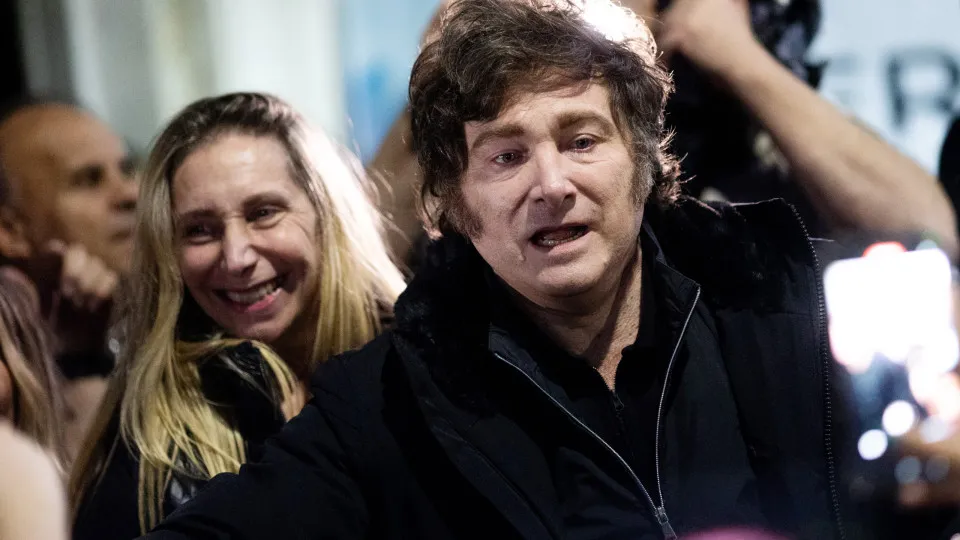 Javier Milei e irmã