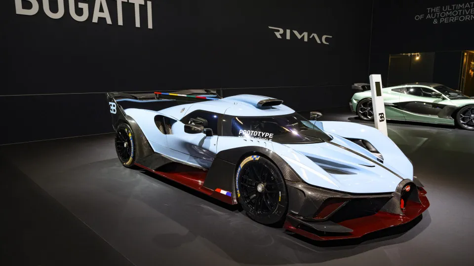 Bugatti Bolide no Salão de Bruxelas 2025.