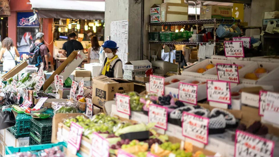 Japão, Mercado, Tsukiji Outer Market, Tóquio,