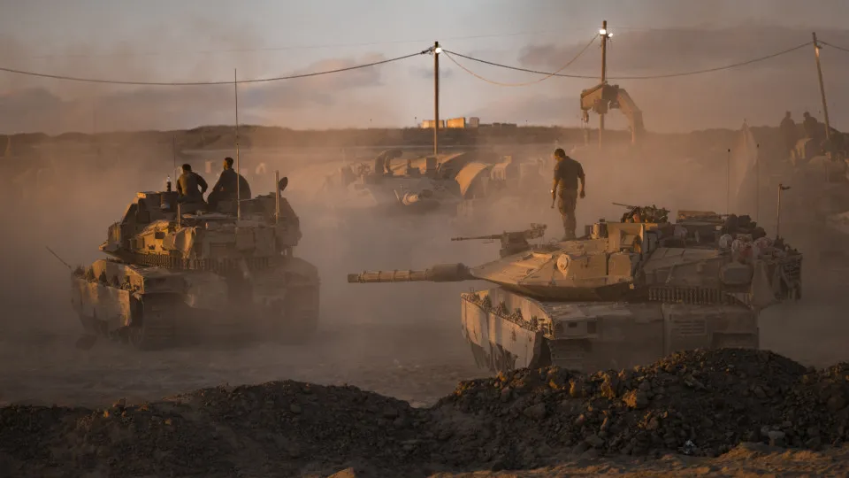 IDF, exército israelita, fronteira com Gaza