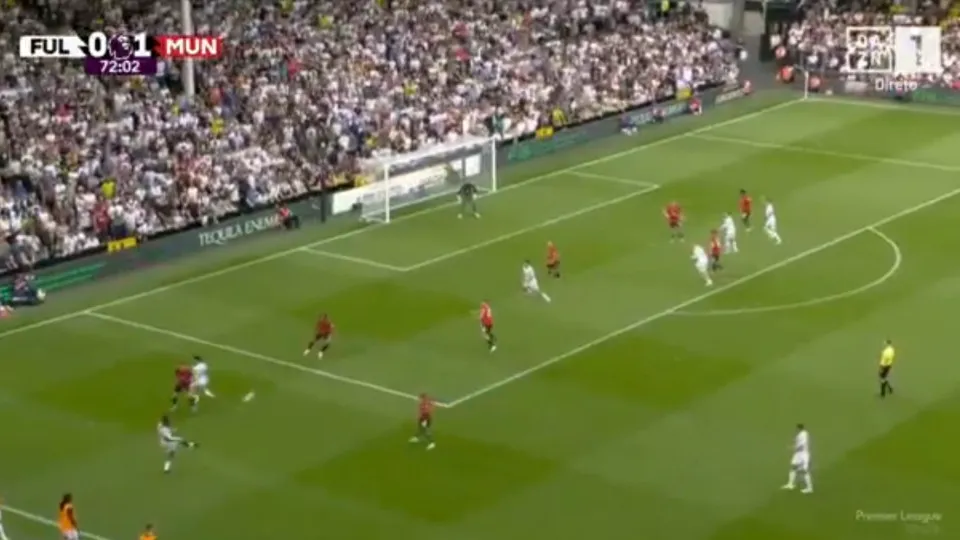Golo do Fulham frente ao United