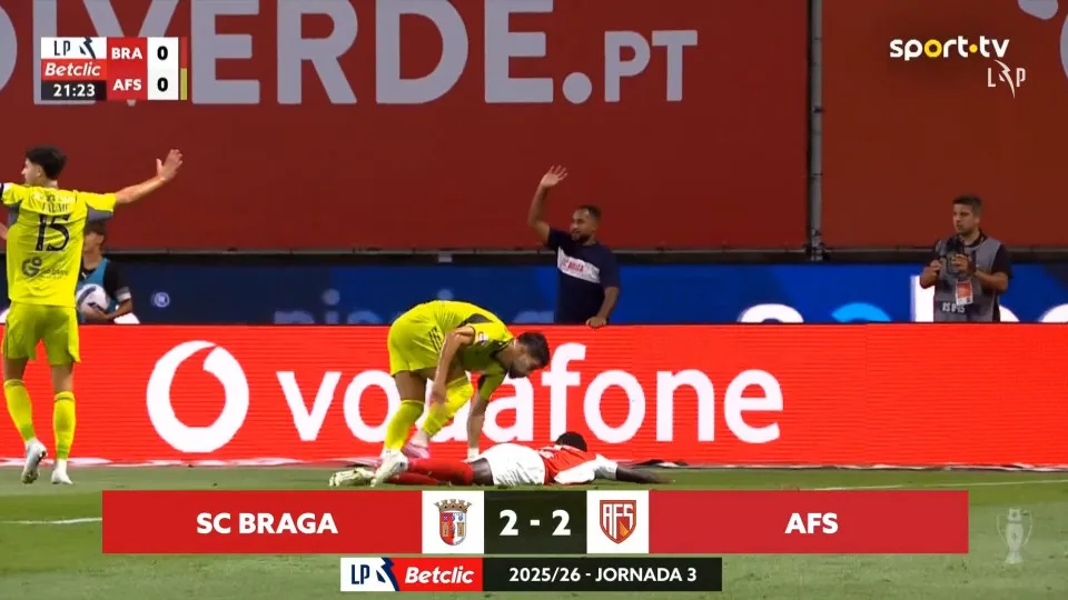 Resumo do Sporting Braga-AVS