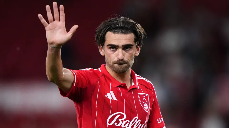 Nottingham Forest's Jota Silva salutes the fans following a pre-season friendly match at City Ground, Nottingham. Picture date: Saturday August 9, 2025. (Photo by Bradley Collyer/PA Images via Getty Images)