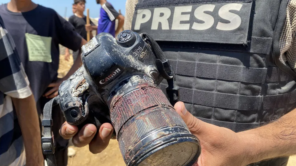 jornalistas gaza