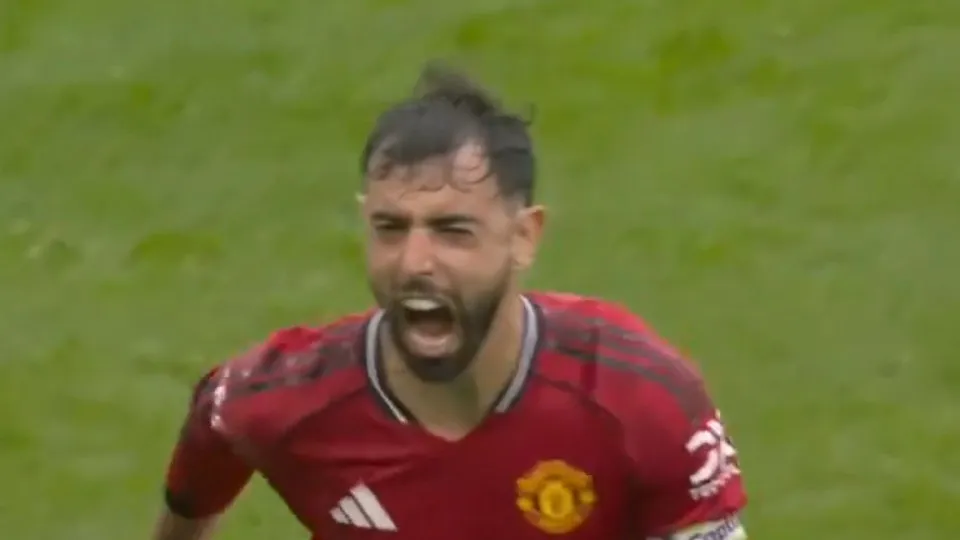 Bruno Fernandes marcou golo dramático e esta foi a reação de Ruben Amorim