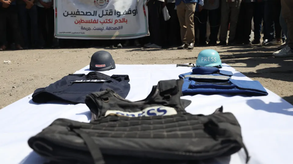 Redações de 50 países protestam contra assassínio de jornalistas em Gaza