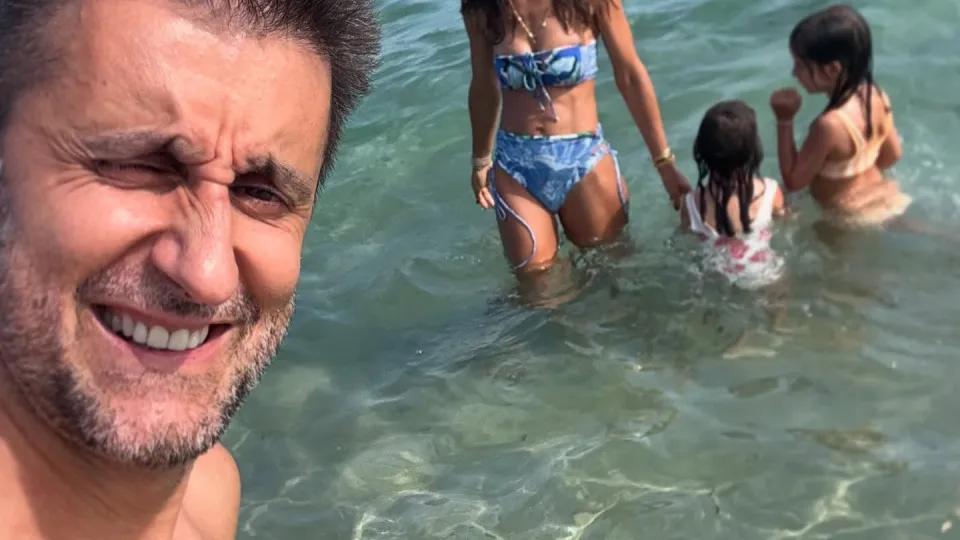 Itália. Andreia Rodrigues e Daniel Oliveira aproveitam férias em família
