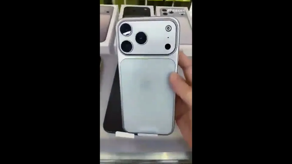 Revelado modelo topo de gama do iPhone 17. Eis o vídeo