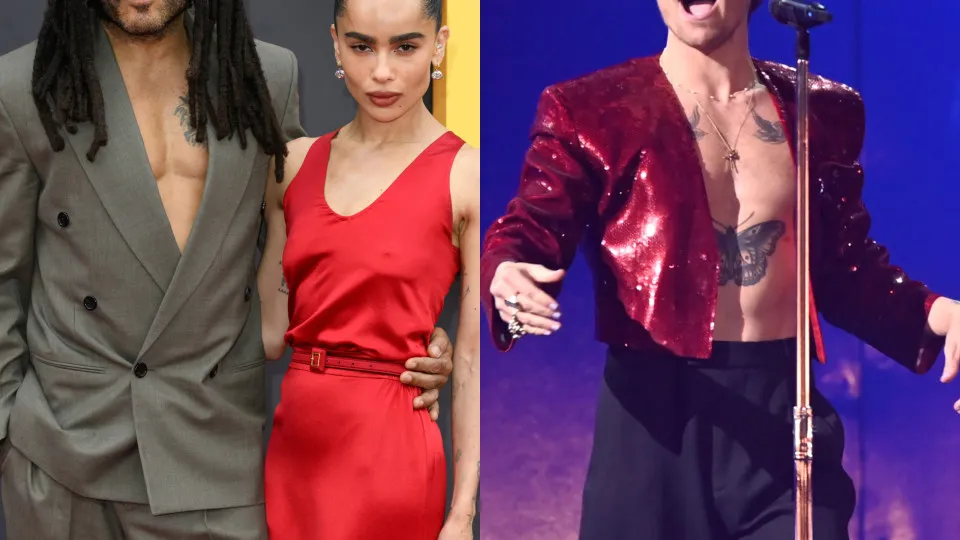 Harry Styles já esteve com o pai de Zoë Kravitz, o cantor Lenny Kravitz