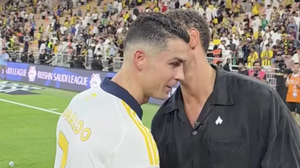 Mais um golo de Cristiano Ronaldo, agora, com direito a visita especial