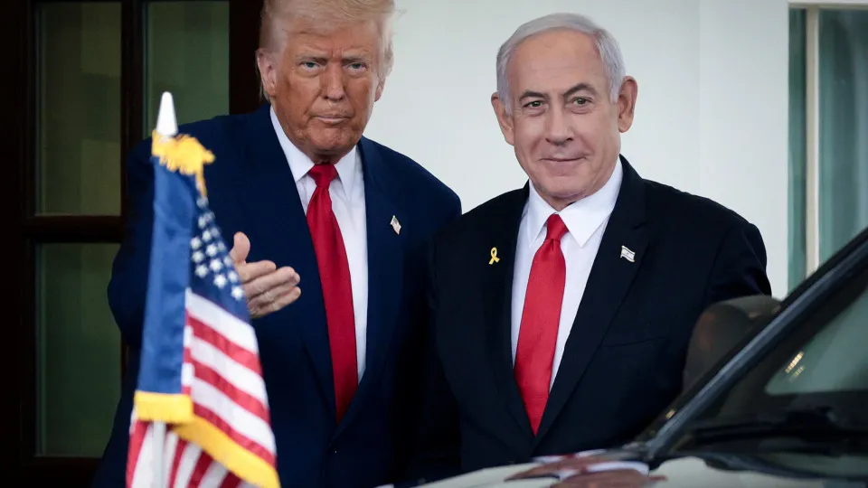 Netanyahu nega ter aceitado Estado palestiniano em conversações com Trump