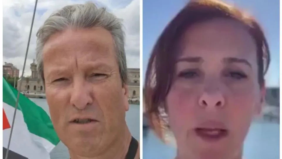 Dois participantes belgas na flotilha iniciam greve da fome em Israel