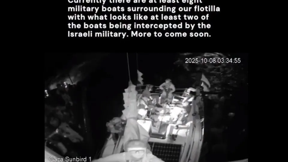 Barcos de nova flotilha para Gaza intercetados por exército israelita