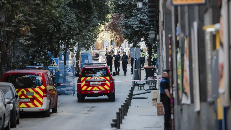 Colapso de varanda originou desabamento que fez quatro mortos em Madrid