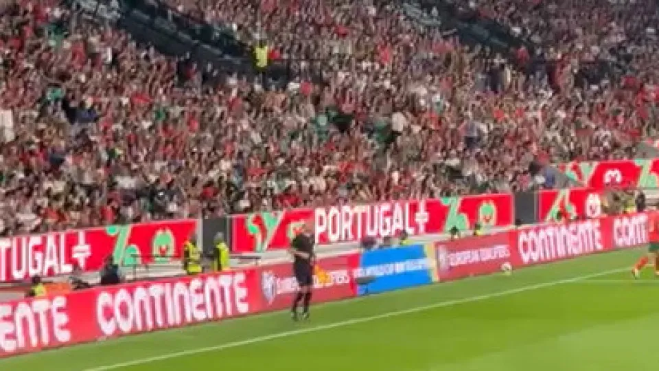 De arrepiar. Estádio de Alvalade 'parou' para homenagear assim Diogo Jota