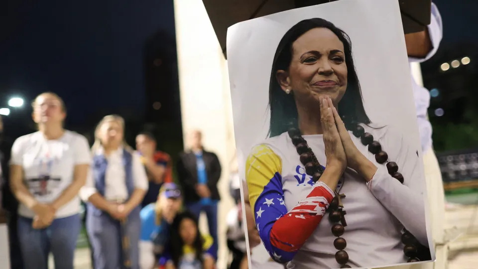 María Corina Machado: "Próximo prémio será a liberdade" da Venezuela
