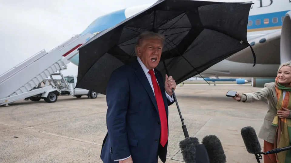 Donald Trump: "A guerra está terminada. A guerra acabou, entendem?"