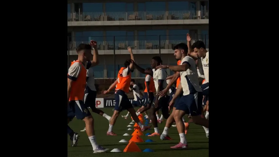 Último treino de Portugal de olho no Mundial contou com... simetria