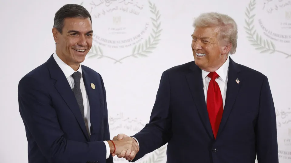 Trump brinca com Sánchez: "Estão a trabalhar para o convencer sobre PIB?"