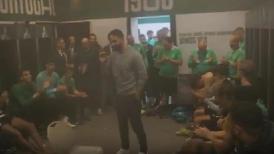 Arrepiante. O último discurso de Ruben Amorim como treinador do Sporting