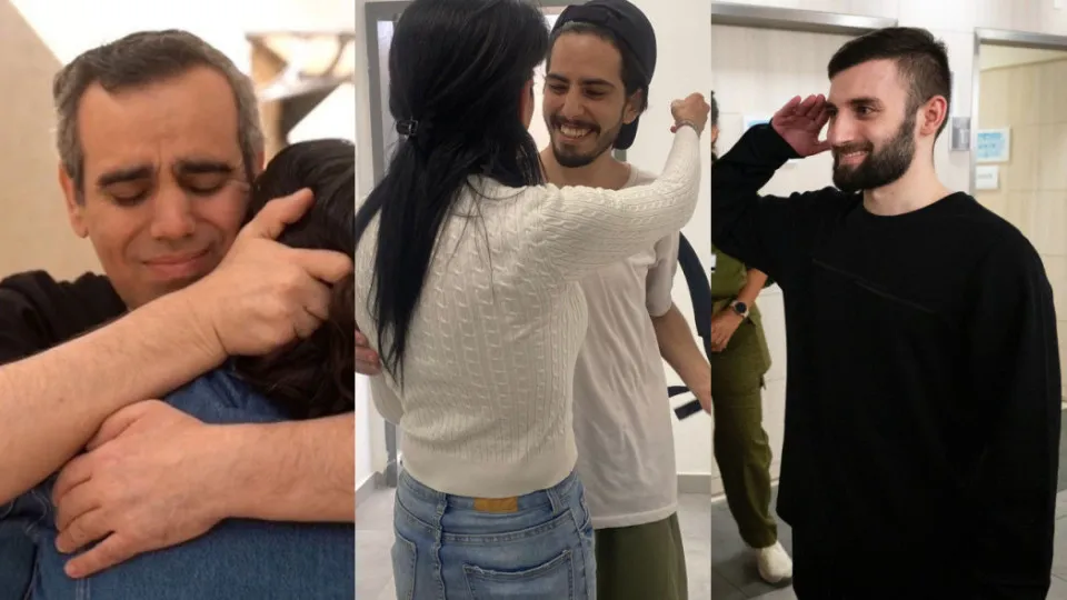 Três (dos 20) reféns libertados pelo Hamas já tiveram alta hospitalar