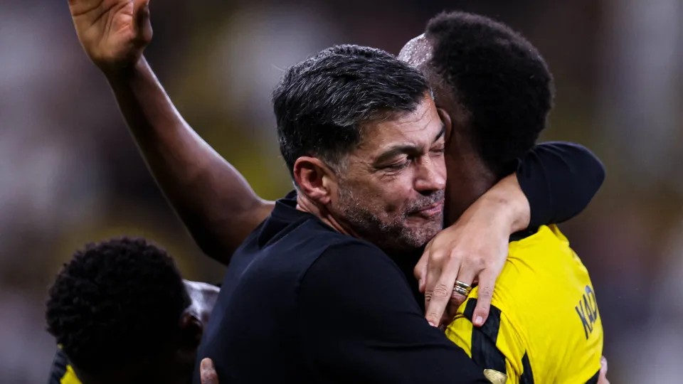 A reação de Sérgio Conceição à vitória do Al Ittihad frente ao Al Fayha A reação de Sérgio Conceição à vitória do Al Ittihad frente ao Al Fayha