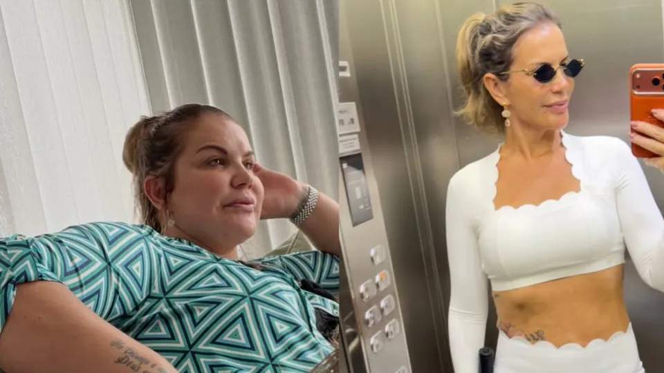 Katia Aveiro recorda que chegou a pesar 118 quilos. “Não foi fácil” Katia Aveiro recorda que chegou a pesar 118 quilos. “Não foi fácil”