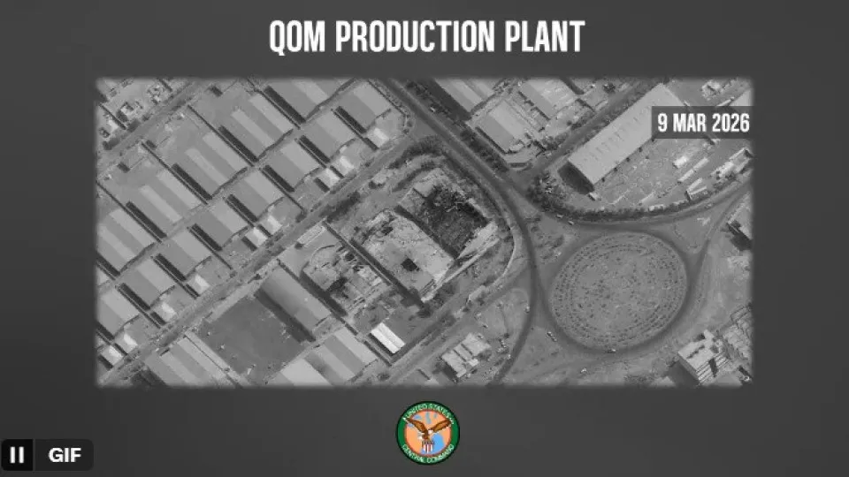Forças norte-americanas anunciam destruição de fábrica de drones iraniana
