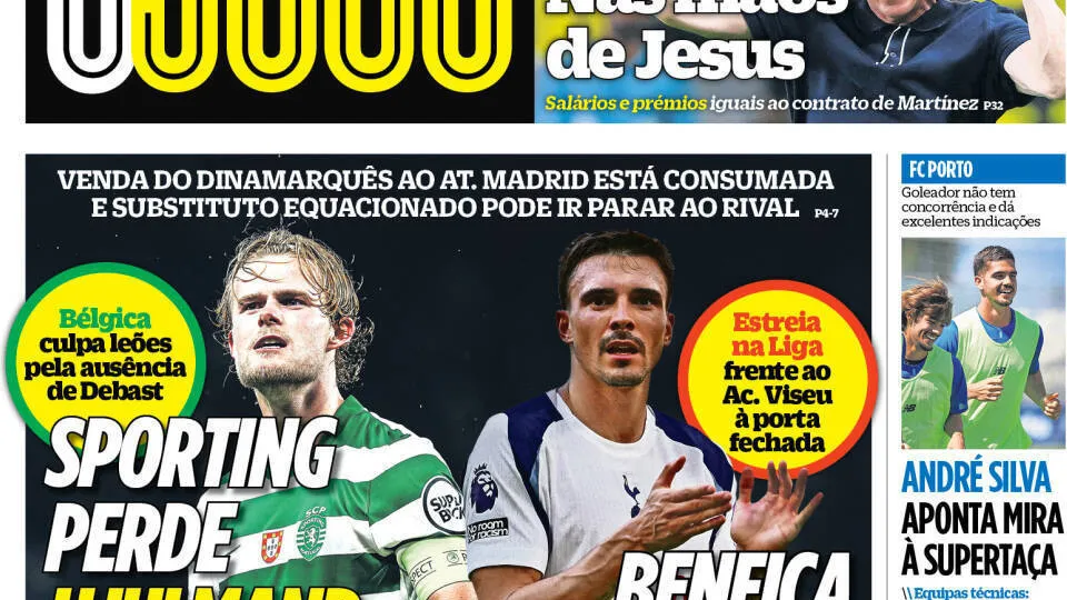 Por cá: Marco Silva quer velho conhecido e Jesus conta com Ronaldo