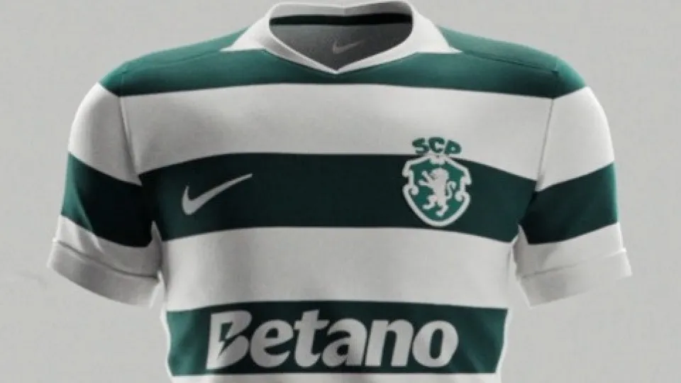 Sporting revela camisola principal para a nova temporada
