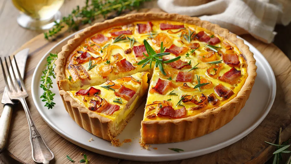 "À grande e à...Lorraine " Eis a receita da verdadeira quiche francesa
