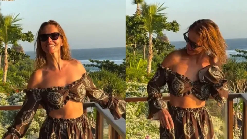 Cristina Ferreira usou o conjunto ideal para as férias (custa 258 euros)