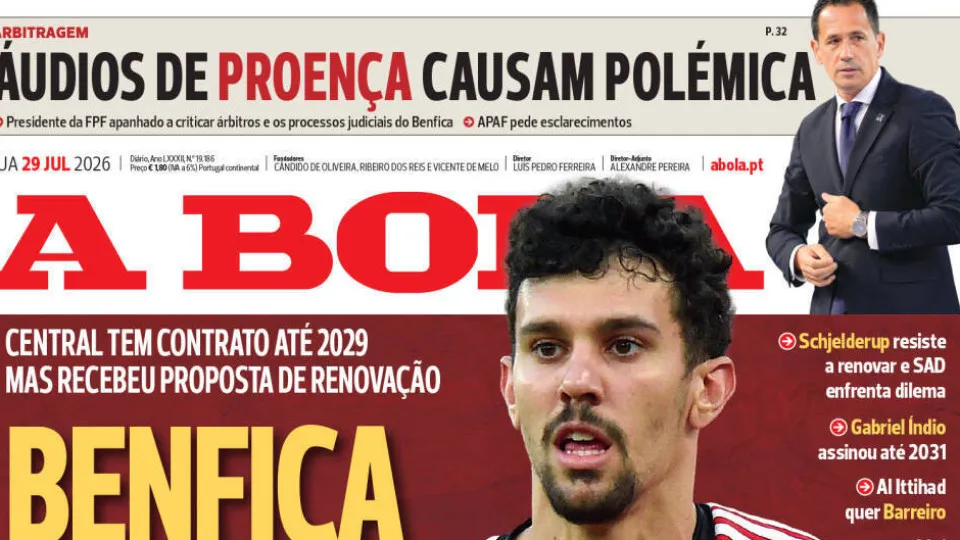 Por cá: Benfica quer premiar Tomás e Souza é hipótese no FC Porto