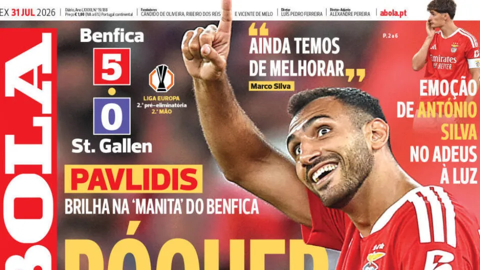 Por cá: Pavlishow em noite de União Europeia