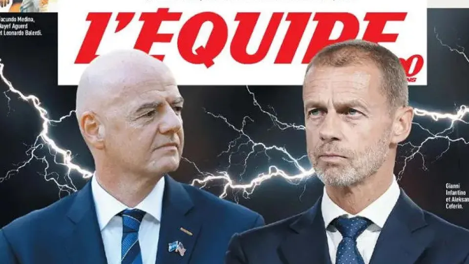 Lá fora: Guerra total entre FIFA e UEFA. Tensão em Espanha