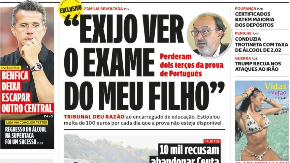 Hoje é notícia: "Exijo ver exame do meu filho"; Empresas? Disparam multas