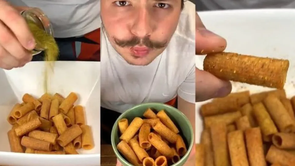 Snack frito igual aos do supermercado, mas este é caseiro! Veja a receita