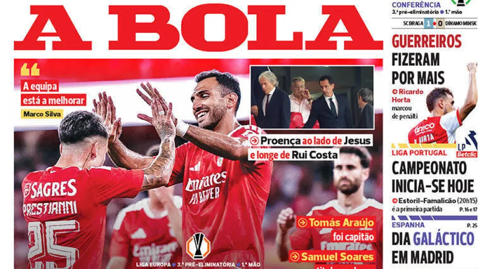 Benfica goleia Hearts e Newcastle reconsidera Froholdt