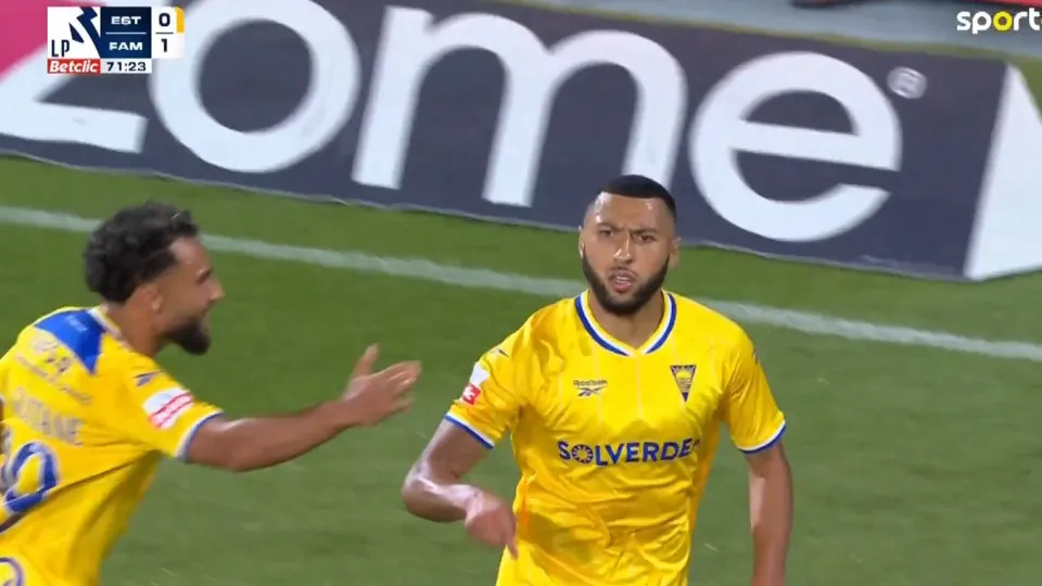 Nova época, velhos hábitos. Begraoui empata e imita Cristiano Ronaldo